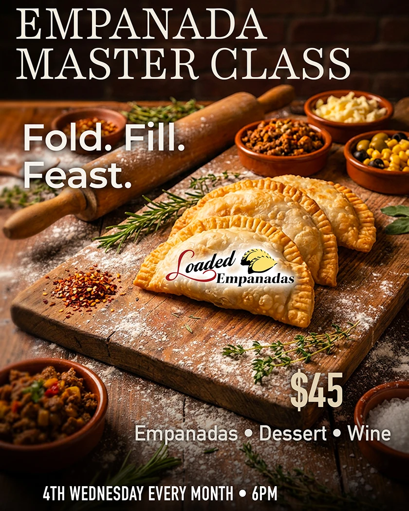 Empanada Master Class in the Loaded Empanadas kitchen